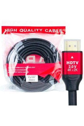 HDMI KABLO 5 MT Kırmızı Başlık 2.0 HDMI KABLO 5 MT Kırmızı Başlık 2.0