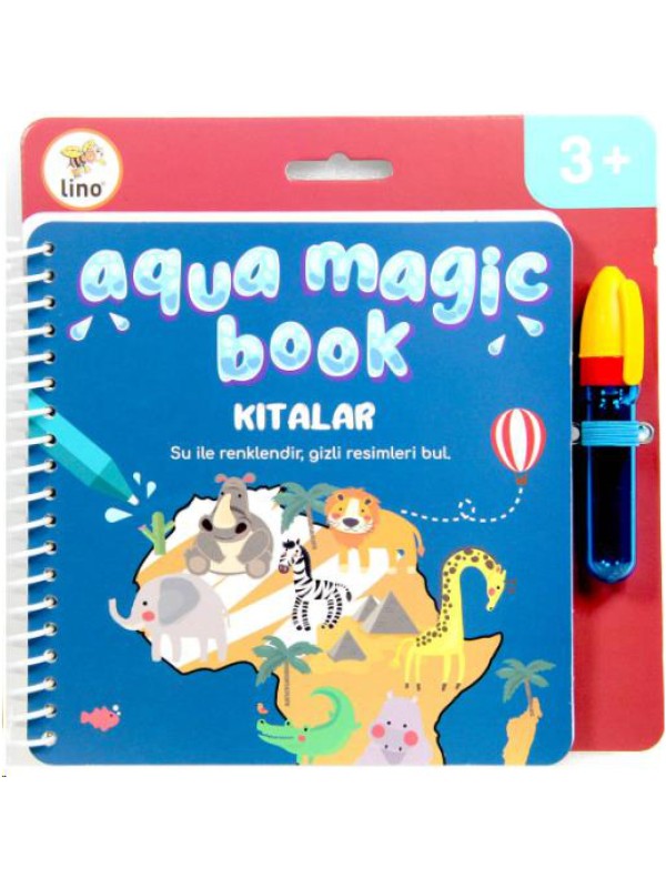Aqua Magic Book Kıtalar (sihirli Boyama Kitabı) Aqua Magic Book Kıtalar (sihirli Boyama Kitabı)