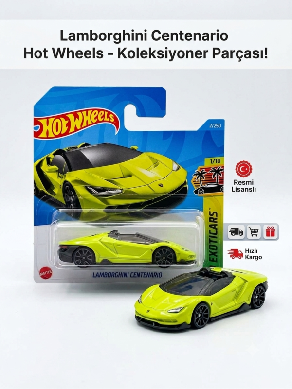Hot Wheels 16 Lamborghini Centenario Roadster / Cabriolet Decapotable