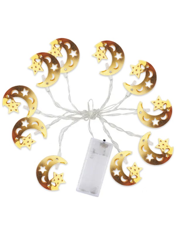 Ramazan Temalı Pilli LED Gün Işığı 2mt Dekarasyon