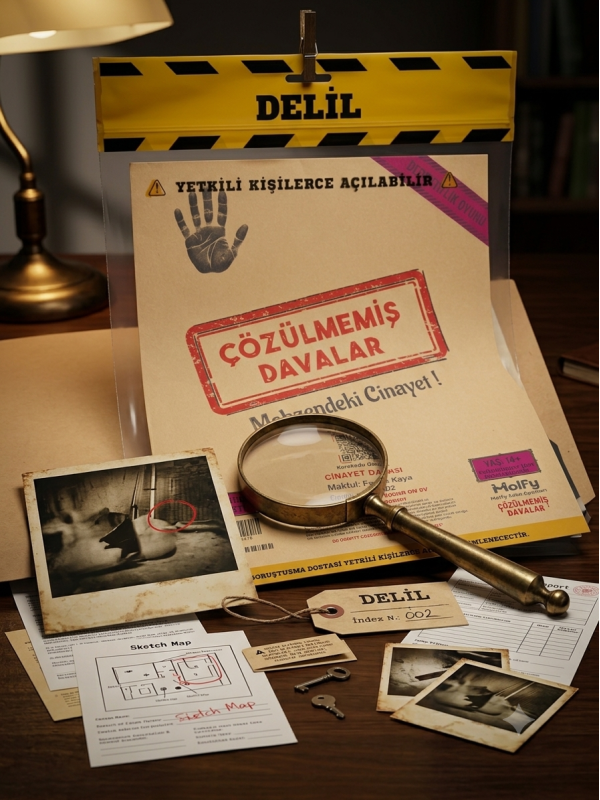 Dedektif Dava Çözme Oyunu  Mahzendeki Olay