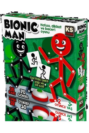 Bionic Man Hafıza Dikkat Ve Beceri Oyunu 