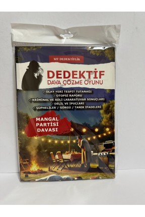 Dedektif Dava Çözme Oyunu  Mangal Partisi Davası