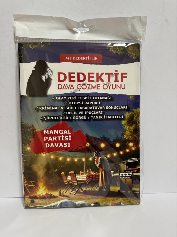 Dedektif Dava Çözme Oyunu  Mangal Partisi Davası