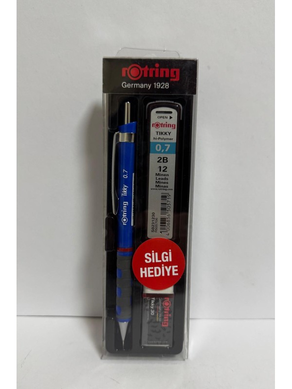 Versatil Mavi Kalem 0.7+Min+Silgi Hediye