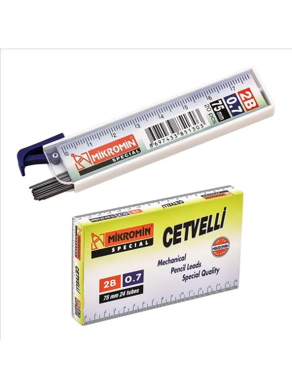 Cetvelli 2B 75 Mm 0.7 24'lü Paket Cetvelli 2B 75 Mm 0.7 24'lü Paket