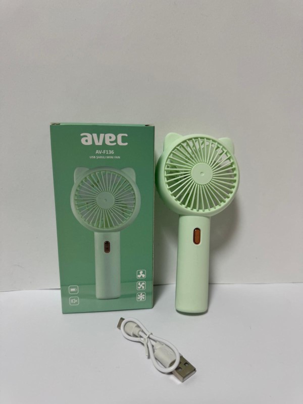 AV-F139 USB MİNİ FAN SU YEŞİLİ