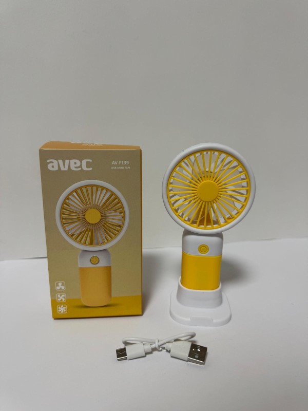 AV-F139 USB MİNİ FAN SARI AV-F139 USB MİNİ FAN SARI