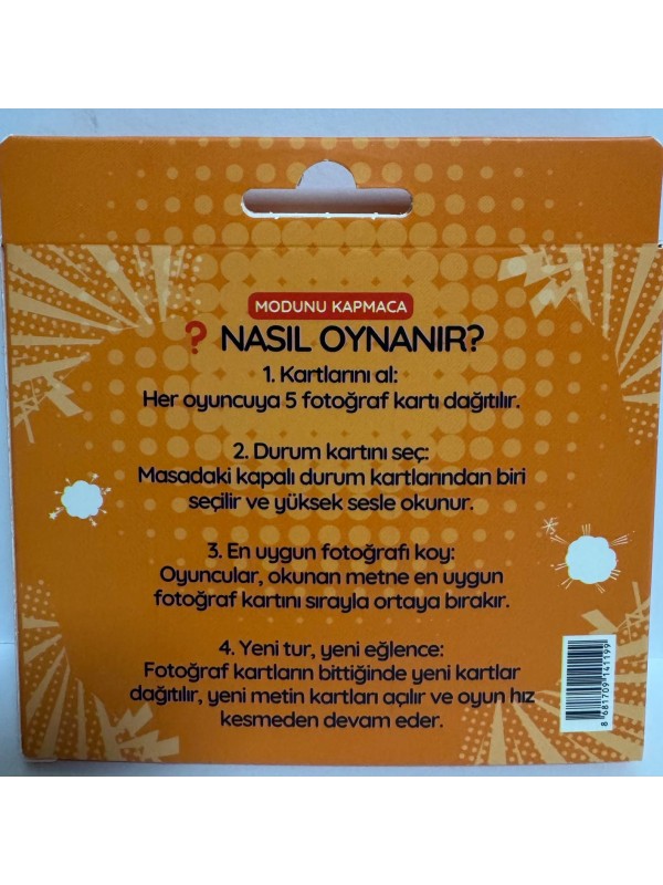 MODUNU KAPMACA 1 SERİ 56 CARD MODUNU KAPMACA 1 SERİ 56 CARD