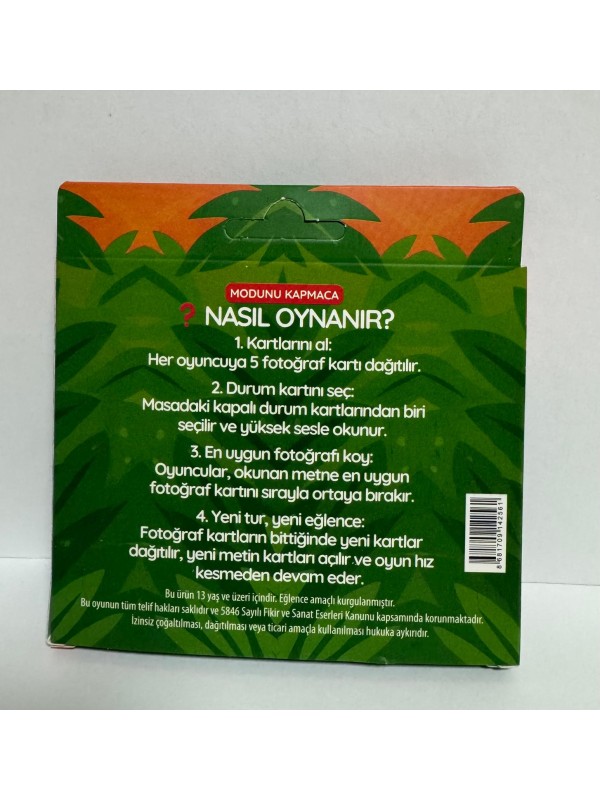 MODUNU KAPMACA  Monkey Edition 56 CARD