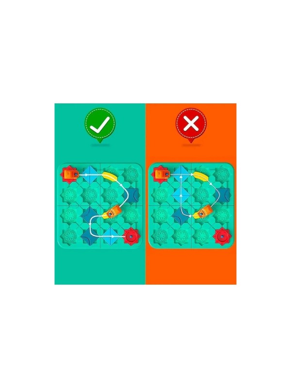 Kutulu Steam 4 Seviyeli Puzzle Labirent Araba Zeka Oyunu