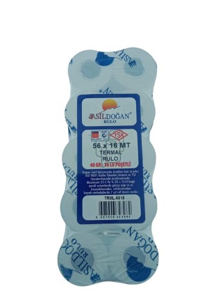 Asildoğan Yazarkasa Rulosu 56x16 Termal Pos TSE Belgeli 10 Rulo  Asildoğan Yazarkasa Rulosu 56x16 Termal Pos TSE Belgeli 10 Rulo