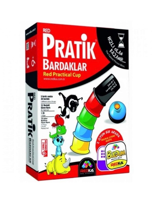 Kutulu Pratik Bardaklar Oyun