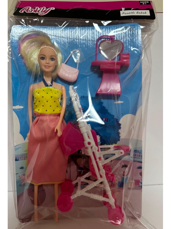 Anlily Dolapli Bebek Oyun Seti Pusetli Anlily Dolapli Bebek Oyun Seti Pusetli