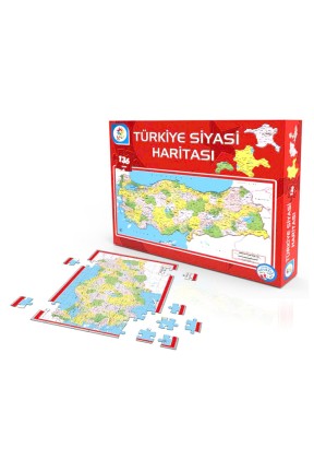 Siyasi Harita Kutulu Puzzle123 Parça Siyasi Harita Kutulu Puzzle123 Parça