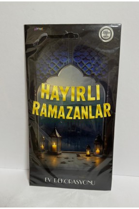  Metalize Harf- Bnr90 Banner Hayırlı Ramazanlar