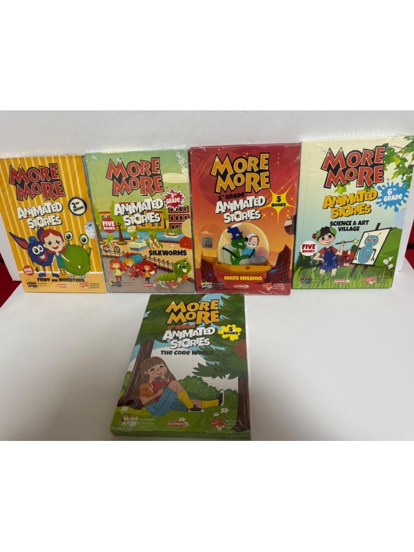 Ingilizce Hikaye Seti 2,3,5,6,8 Sınıflar için  5 Kitap 25 Hikaye