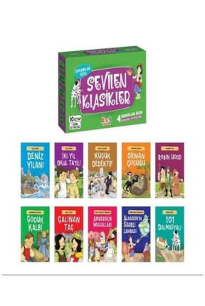 Çocuklar için Popüler Klasikler 10 Kitap + Soru Kitapçığı Çocuklar için Popüler Klasikler 10 Kitap + Soru Kitapçığı