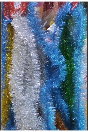   Yılbaşı Süsü  Sim 2 Metre 5'li Paket