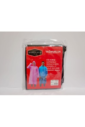 Yağmurluk Siyah Renk (Standart Beden)