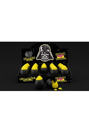 Kırılan Yumurta  3D  Anahtarlık 1 Adet Siyah Sarı