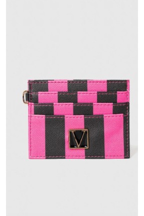 Kadın Kartlık Siyah Fuşya