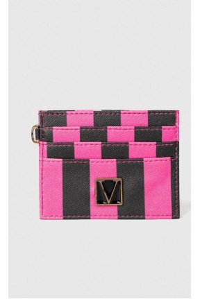 Kadın Kartlık Siyah Fuşya