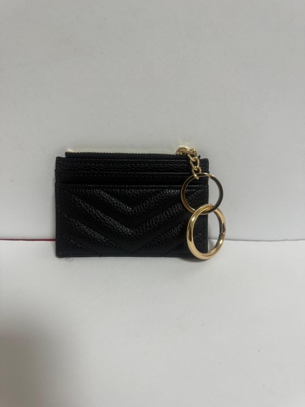 Kadın Fermuarlı Kartlık Siyah Yan Cüzdan Kadın Fermuarlı Kartlık Siyah Yan Cüzdan