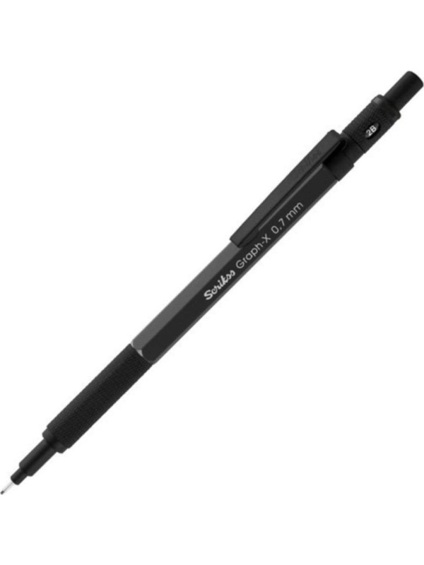 Versatil Kalem Metal Graph-X 0.7Mm M.Siyah