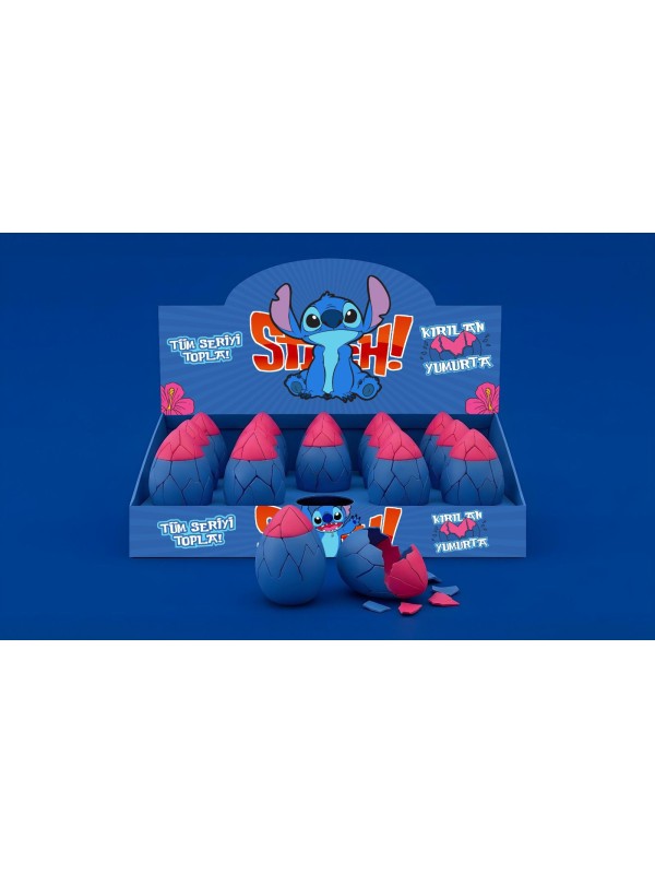 Kırılan Yumurta  3D  Anahtarlık 1 Adet Mavi