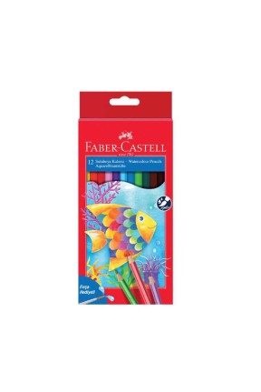 Sulu Boya Kalemi 12 Renk Tam Boy Sulu Boya Kalemi 12 Renk Tam Boy