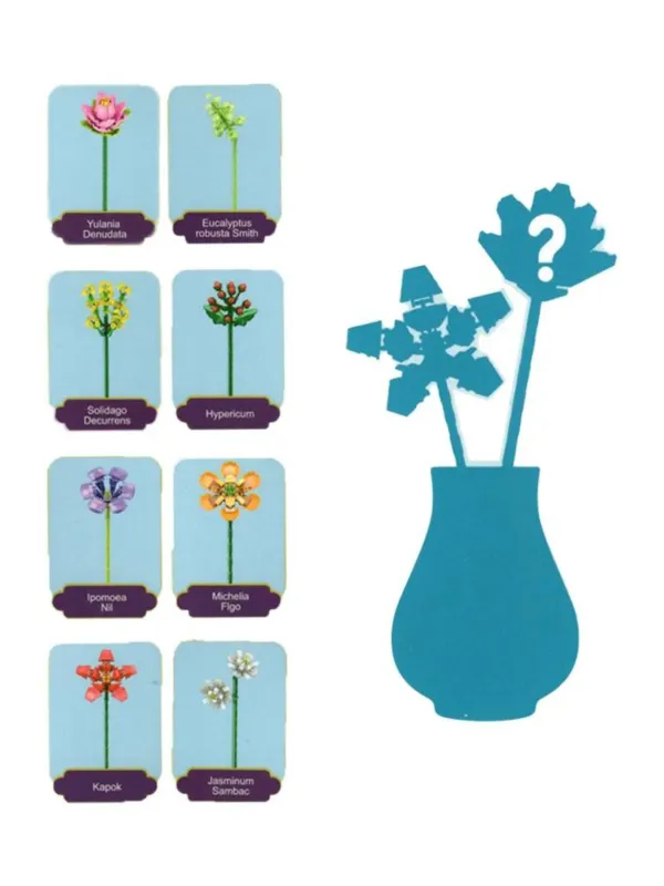 Mini Blok Flower Sarı Pembe(süpriz)