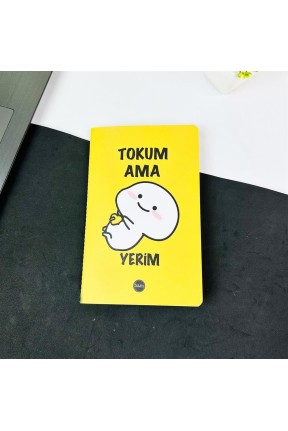 Tokum Ama Yerim Tasarımlı Terzi Dikişli Defter Tokum Ama Yerim Tasarımlı Terzi Dikişli Defter