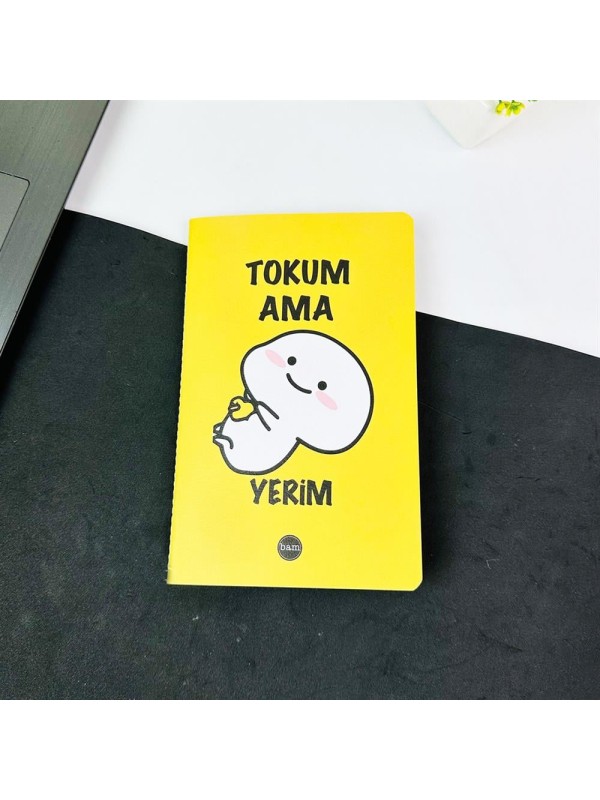Tokum Ama Yerim Tasarımlı Terzi Dikişli Defter Tokum Ama Yerim Tasarımlı Terzi Dikişli Defter