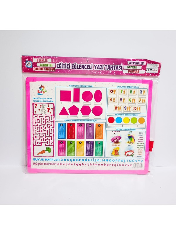 Yazı Tahtası Pembe Büyük Yazı Tahtası Pembe Büyük