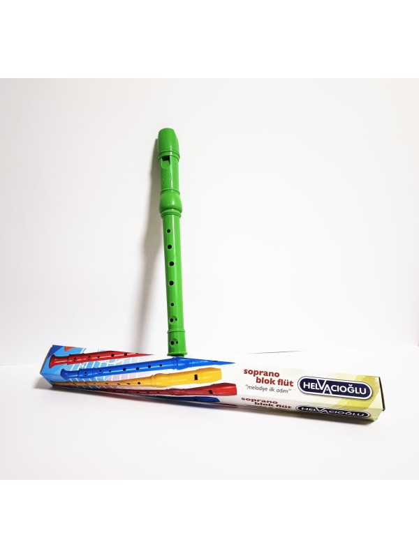 Blok Flüt Yeşil Blok Flüt Yeşil