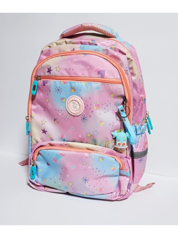 Okul Çantası Sevimli pembe Figürlü Okul Çantası Sevimli pembe Figürlü