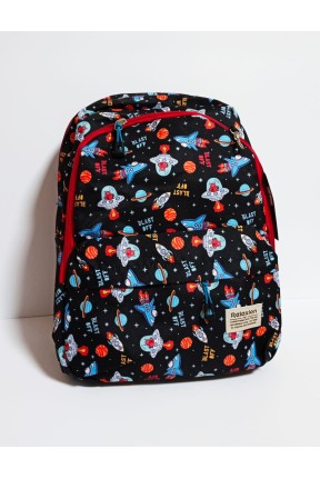 Okul Çantası Uzaylı Detayı Okul Çantası Uzaylı Detayı