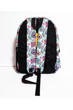 Okul Çantası Kamera Desenli Okul Çantası Kamera Desenli