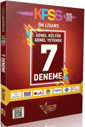 Liderler Karması 2026 KPSS Genel Kültür Genel Yetenek Ön Lisans 7 Deneme Liderler Karması 2026 KPSS Genel Kültür Genel Yetenek Ön Lisans 7 Deneme