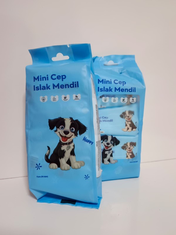 Islak Mendil Mini 8 li Mavi Islak Mendil Mini 8 li Mavi