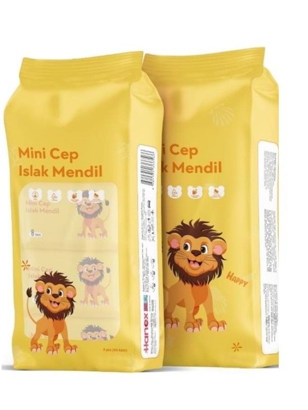 Islak Mendil Mini 8 li Sarı Islak Mendil Mini 8 li Sarı