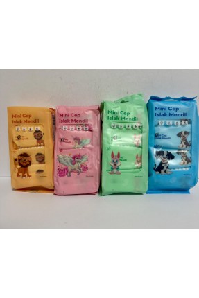Islak Mendil Mini  4 lü Paket 8 li