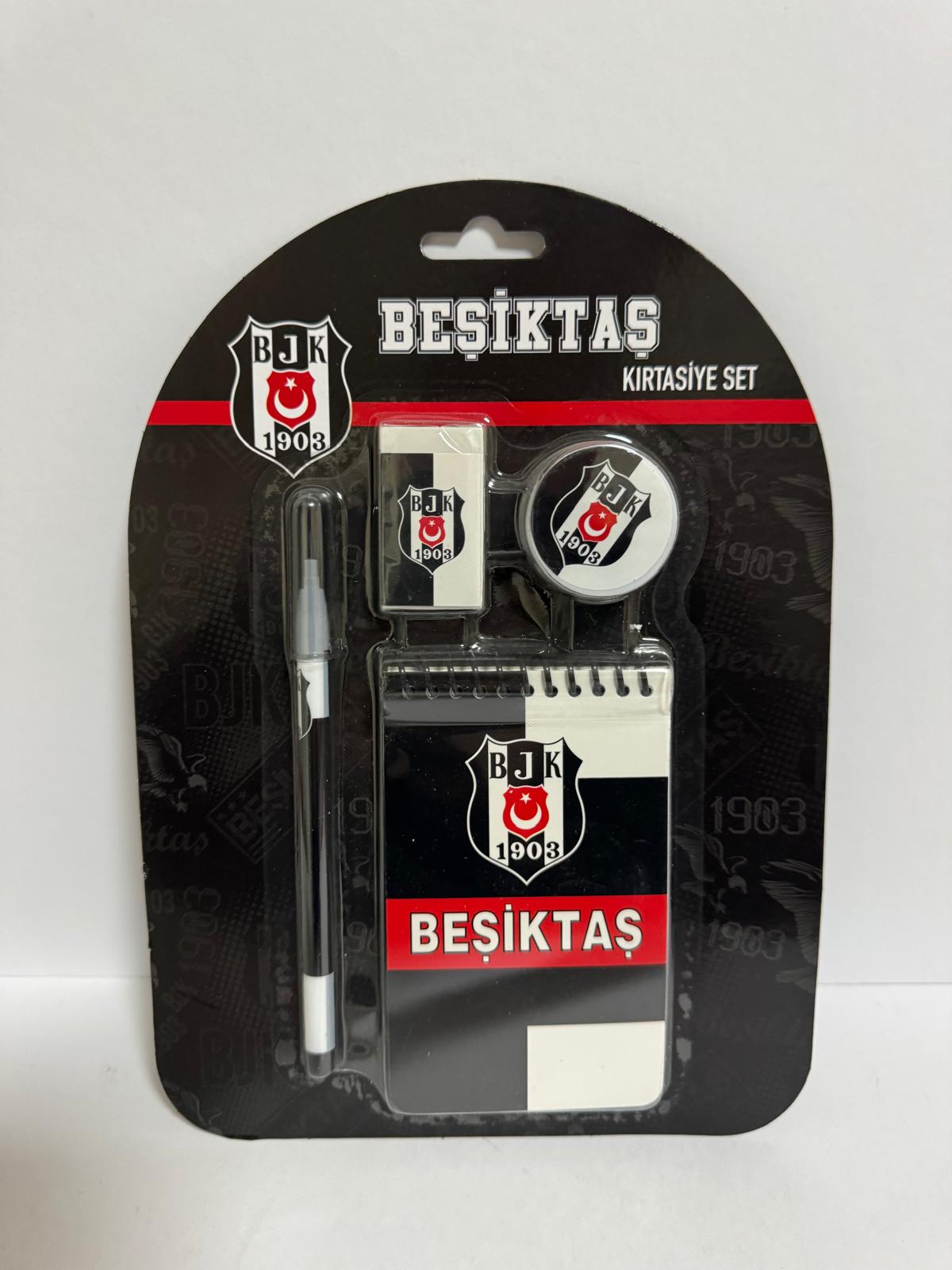 4'lü Kırtasiye Seti Siyah Beyaz