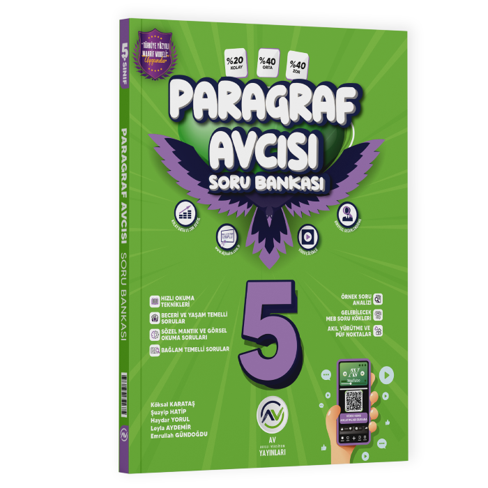 AV 5.SINIF SORU BANKASI PARAGRAF AVCISI - 26-27 AV 5.SINIF SORU BANKASI PARAGRAF AVCISI - 26-27