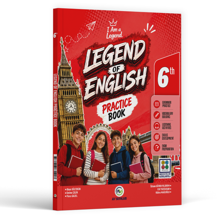 AV 6.SINIF LEGEND OF ENGLİSH PRATİCE BOOK - 26-27 AV 6.SINIF LEGEND OF ENGLİSH PRATİCE BOOK - 26-27
