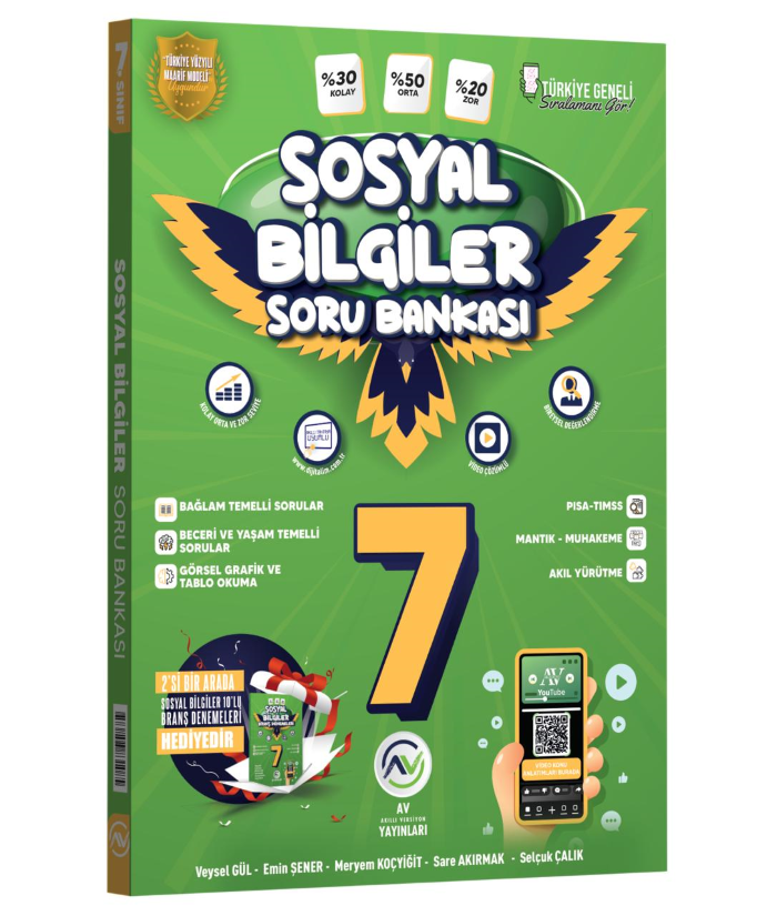 AV 7.SINIF S.B. BRANŞ DNM HEDİYE SOSYAL Bİ - 26-27 AV 7.SINIF S.B. BRANŞ DNM HEDİYE SOSYAL Bİ - 26-27