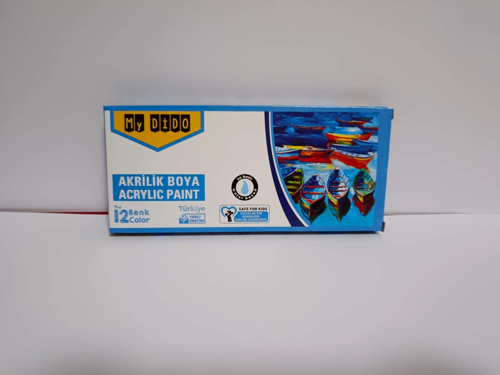 Akrilik Boya 12 Renk Tüp Akrilik Boya 12 Renk Tüp