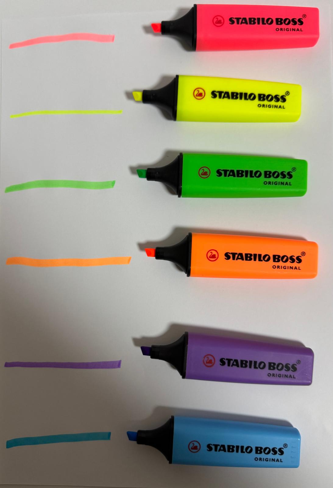Fosforlu Kalem, 2-5 mm Uç, Su Bazlı Mürekkep, 4 Saat Kurumaya Dayanıklı 6 lı Set Fosforlu Kalem, 2-5 mm Uç, Su Bazlı Mürekkep, 4 Saat Kurumaya Dayanıklı 6 lı Set
