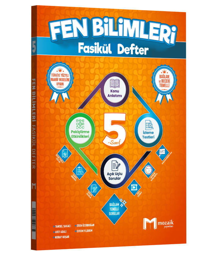 MOZAİK 5.SINIF FASİKÜL DEFTER FEN BİLM - 2026-27 MOZAİK 5.SINIF FASİKÜL DEFTER FEN BİLM - 2026-27